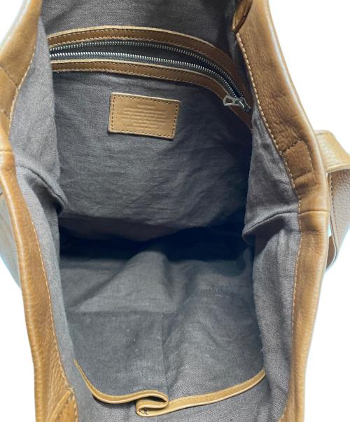 SLOW（スロウ）SLOW (スロウ) レザーバッグ ブラウンの古着・服飾アイテム
