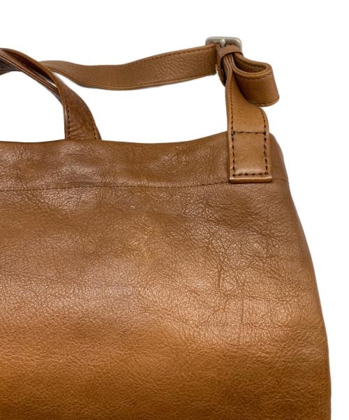 SLOW（スロウ）SLOW (スロウ) レザーバッグ ブラウンの古着・服飾アイテム