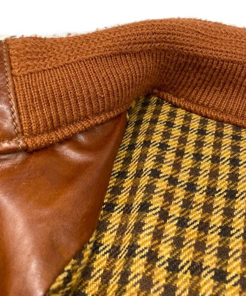 JACOB COHEN（ヤコブコーエン）JACOB COHEN (ヤコブコーエン) レザージャケット ブラウン サイズ:48の古着・服飾アイテム