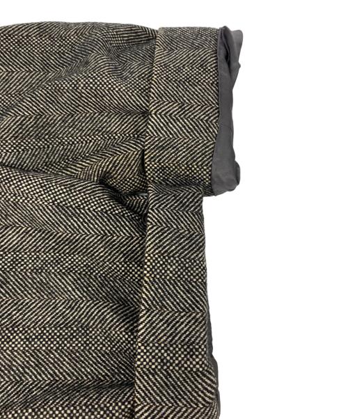 Burberry's（バーバリー）Burberry's (バーバリーズ) カシミヤ混ステンカラーコート ブラック×グレー サイズ:Ｍの古着・服飾アイテム