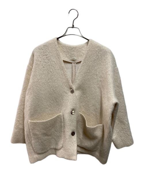 YORI（ヨリ）YORI (ヨリ) ウールモヘアシャギージャケット ピンク サイズ:ＦＲＥＥの古着・服飾アイテム