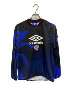 UMBRO×X-LARGEアンブロ×エクストララージ）の古着「L/S SOCCER JERSEY」｜ブラック
