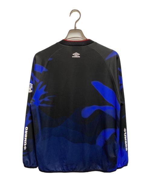UMBRO（アンブロ）UMBRO (アンブロ) X-LARGE (エクストララージ) L/S SOCCER JERSEY ブラック サイズ:Ｍの古着・服飾アイテム