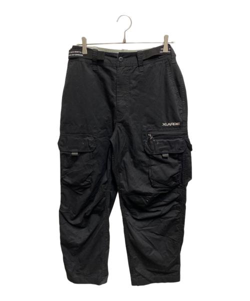 X-LARGE（エクストララージ）X-LARGE (エクストララージ) ADJUSTABLE CARGO PANTS ブラック サイズ:32 未使用品の古着・服飾アイテム