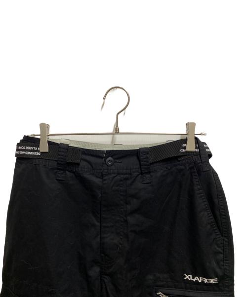 X-LARGE（エクストララージ）X-LARGE (エクストララージ) ADJUSTABLE CARGO PANTS ブラック サイズ:32 未使用品の古着・服飾アイテム