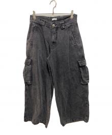 WILLY CHAVARRIA（ウィリーチャバリア）の古着「デニムカーゴパンツ」｜ブラック