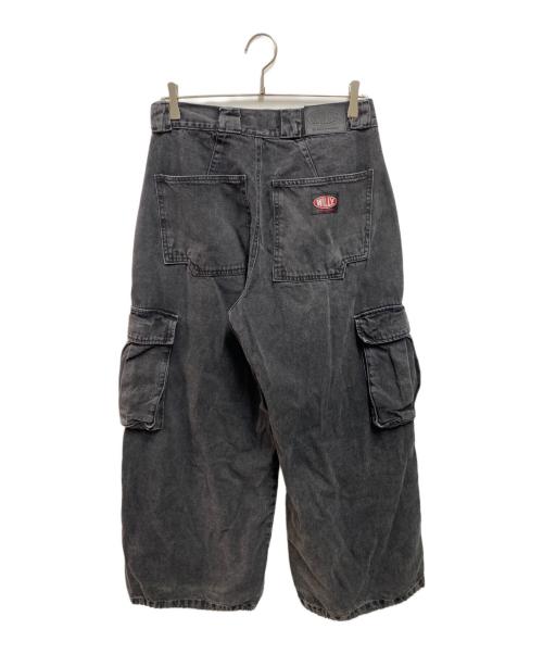 WILLY CHAVARRIA（ウィリーチャバリア）WILLY CHAVARRIA (ウィリーチャバリア) デニムカーゴパンツ ブラック サイズ:Ｍの古着・服飾アイテム