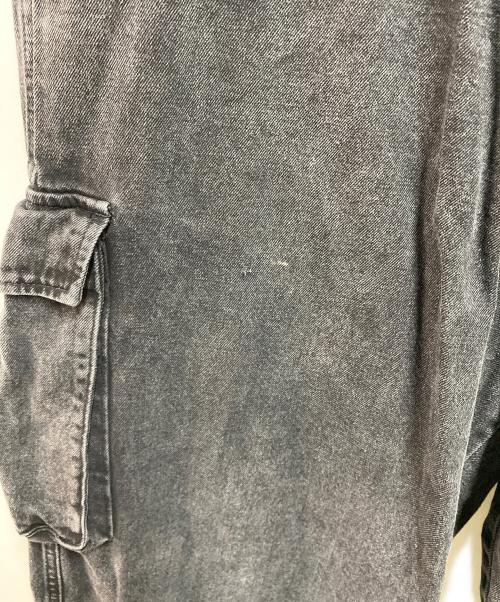 WILLY CHAVARRIA（ウィリーチャバリア）WILLY CHAVARRIA (ウィリーチャバリア) デニムカーゴパンツ ブラック サイズ:Ｍの古着・服飾アイテム