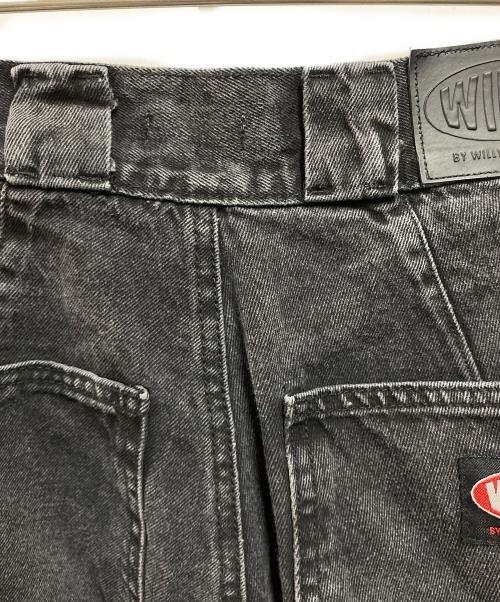 WILLY CHAVARRIA（ウィリーチャバリア）WILLY CHAVARRIA (ウィリーチャバリア) デニムカーゴパンツ ブラック サイズ:Ｍの古着・服飾アイテム