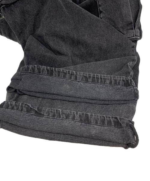 WILLY CHAVARRIA（ウィリーチャバリア）WILLY CHAVARRIA (ウィリーチャバリア) デニムカーゴパンツ ブラック サイズ:Ｍの古着・服飾アイテム