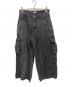 WILLY CHAVARRIA（ウィリーチャバリア）の古着「デニムカーゴパンツ」｜ブラック