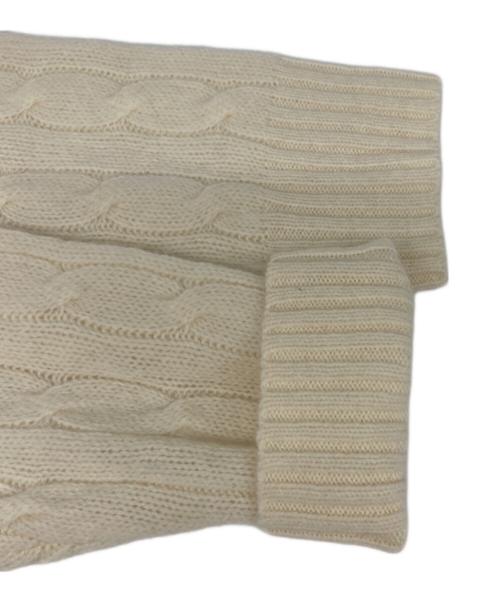 POLO RALPH LAUREN（ポロ・ラルフローレン）POLO RALPH LAUREN (ポロ・ラルフローレン) カシミア混ケーブルニット ベージュ サイズ:Ｍ 未使用品の古着・服飾アイテム