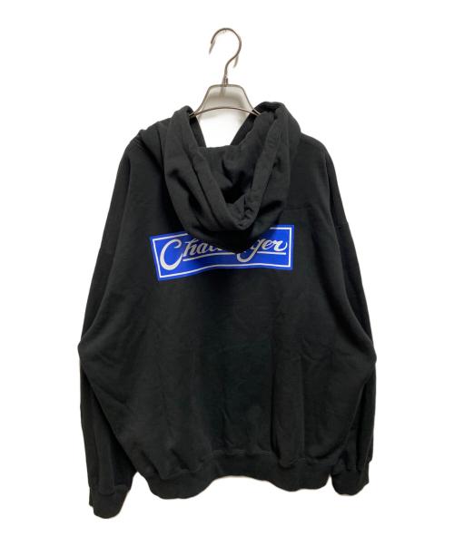CHALLENGER（チャレンジャー）CHALLENGER (チャレンジャー) 24AW BAR LOGO ZIP HOODIE ブラック サイズ:ＸＬの古着・服飾アイテム
