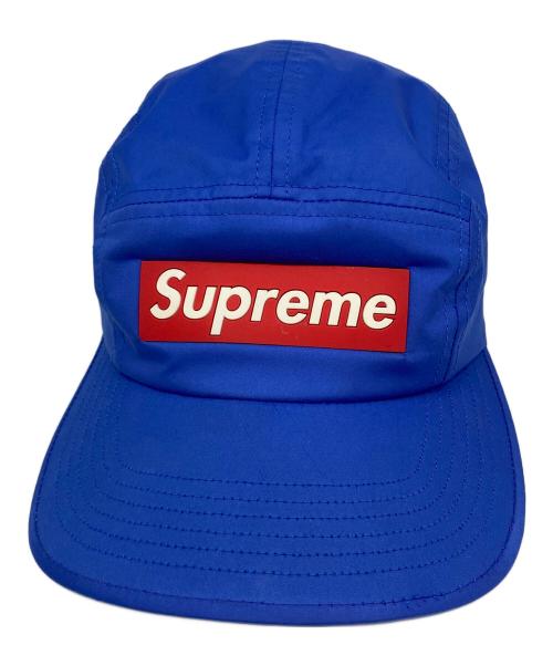 SUPREME（シュプリーム）SUPREME (シュプリーム) Inset Logo Camp Cap ブルーの古着・服飾アイテム