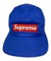 SUPREME（シュプリーム）の古着「Inset Logo Camp Cap」｜ブルー