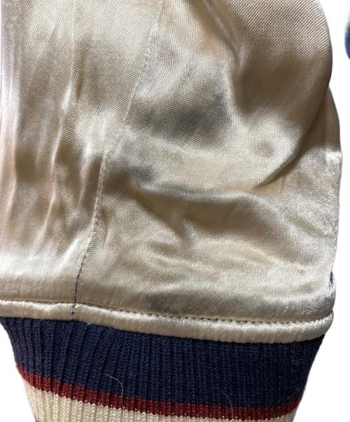 STUDIO D'ARTISAN（ステュディオダルチザン）STUDIO D'ARTISAN (ステュディオダルチザン) 45thサテンスカジャン ブルー サイズ:44の古着・服飾アイテム