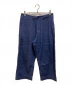 BEAMS PLUSビームスプラス）の古着「MIL Trousers Denim」｜インディゴ