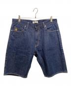 A BATHING APEア ベイシング エイプ）の古着「刺繍デニムショーツ」｜インディゴ