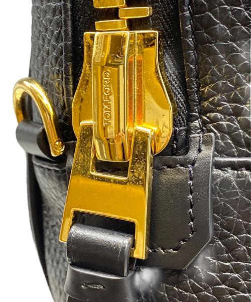 TOM FORD（トムフォード）TOM FORD (トムフォード) ビッグジップレザーブリーフバッグ ブラックの古着・服飾アイテム