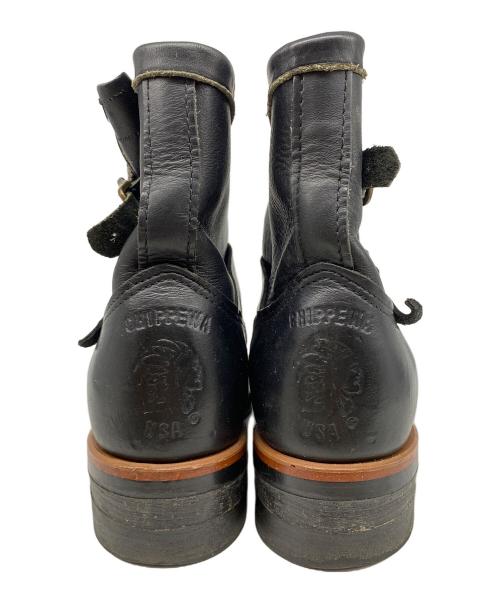 CHIPPEWA（チペワ）CHIPPEWA (チペワ) 7inch エンジニア BOOTS ブラック サイズ:7Eの古着・服飾アイテム
