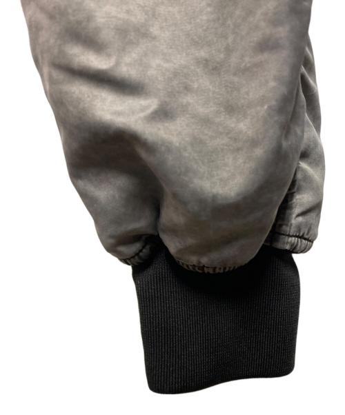 DIESEL（ディーゼル）DIESEL (ディーゼル) レーヤードフライトジャケット グレー サイズ:Ｍの古着・服飾アイテム