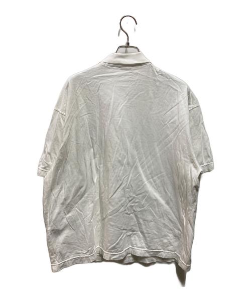 DIESEL（ディーゼル）DIESEL (ディーゼル) ジップアップポロシャツ ホワイト サイズ:Mの古着・服飾アイテム