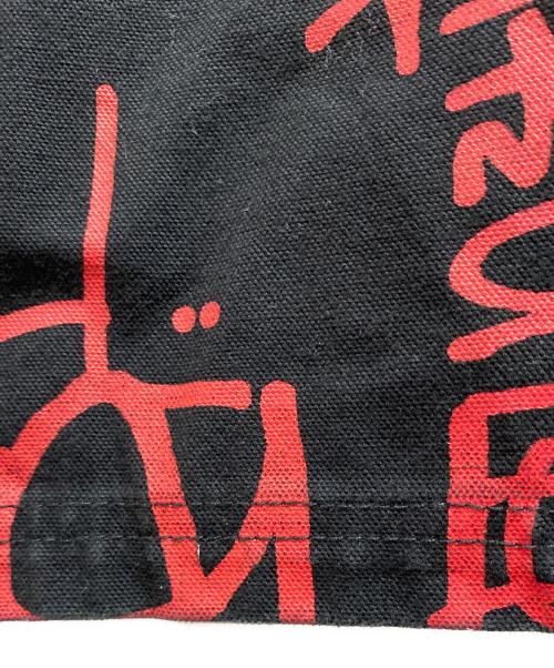 COMME des GARCONS SHIRT（コムデギャルソンシャツ）COMME des GARCONS SHIRT (コムデギャルソンシャツ) SUPREME (シュプリーム) 18AW Printed Canvas Chore Coat ブラック×レッド サイズ:Ｍの古着・服飾アイテム