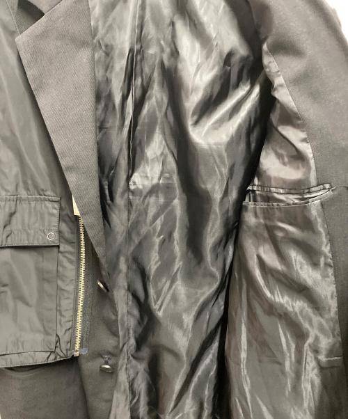 GENESIS Ⅱ by MCQ（ジェネシス・ツー・バイ・エムシーキュー）GENESIS Ⅱ by MCQ (ジェネシス・ツー・バイ・エムシーキュー) ベストレイヤードジャケット ブラック サイズ:46の古着・服飾アイテム