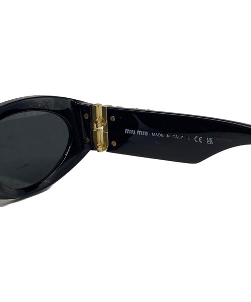 MIU MIU（ミュウミュウ）MIU MIU (ミュウミュウ) グリンプス サングラス ブラック サイズ:54□21の古着・服飾アイテム