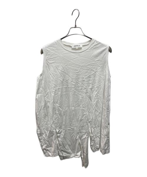 ENFOLD（エンフォルド）ENFOLD (エンフォルド) 25SS BIAS-SLIT TANK-TOP ホワイト サイズ:38の古着・服飾アイテム