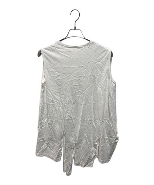 ENFOLD（エンフォルド）ENFOLD (エンフォルド) 25SS BIAS-SLIT TANK-TOP ホワイト サイズ:38の古着・服飾アイテム