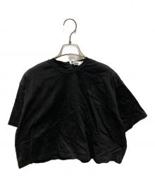 ENFOLD（エンフォルド）の古着「25SS BOX WIDE T-SHIRT ボックスワイドTシャツ 300IS780-2601」｜ブラック