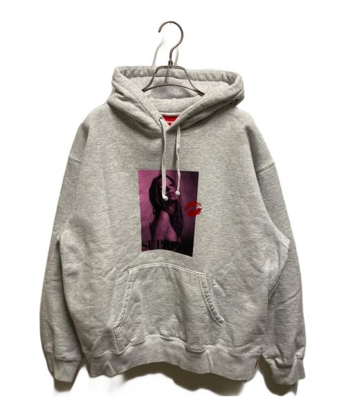 SUPREME（シュプリーム）SUPREME (シュプリーム) KATE MOSS (ケイト モス) Kate Moss Hooded Sweatshirt グレー サイズ:MEDIUMの古着・服飾アイテム