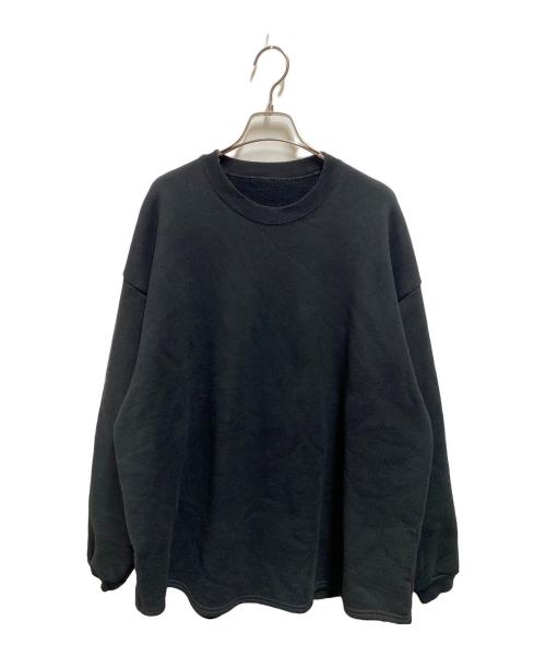 dDdDdDd（デー）dDdDdDd (デー) SUPER BIG CREW SWEAT ブラック サイズ:Ｍの古着・服飾アイテム