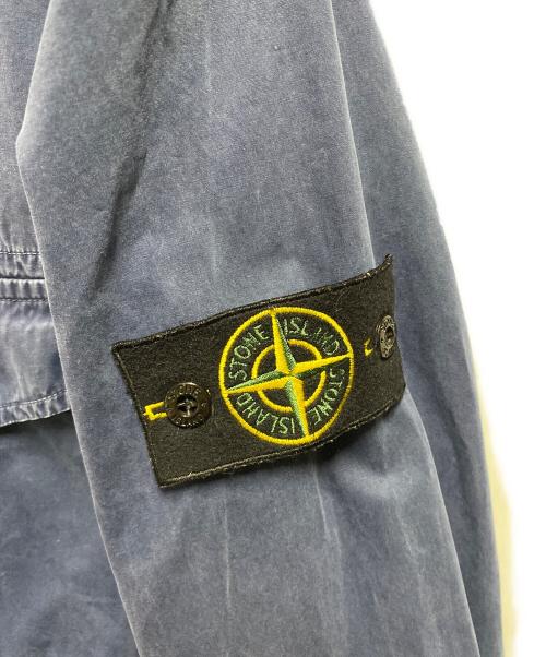 STONE ISLAND（ストーンアイランド）STONE ISLAND (ストーンアイランド) TELA SMERIGLIATA 4 POCKET SHIRT JACKET ネイビー サイズ:Ｍの古着・服飾アイテム