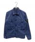 STONE ISLAND（ストーンアイランド）の古着「TELA SMERIGLIATA 4 POCKET SHIRT JACKET」｜ネイビー