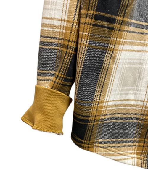 NIKE（ナイキ）NIKE (ナイキ) SUPREME (シュプリーム) Plaid Hooded Sweatshirt ブラウン サイズ:Ｍの古着・服飾アイテム