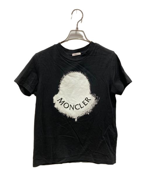 MONCLER（モンクレール）MONCLER (モンクレール) ロゴTシャツ ブラック サイズ:Sの古着・服飾アイテム