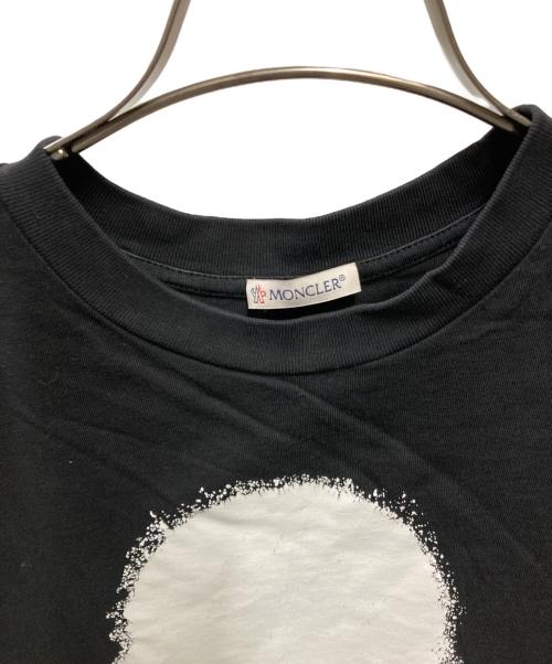 MONCLER（モンクレール）MONCLER (モンクレール) ロゴTシャツ ブラック サイズ:Sの古着・服飾アイテム