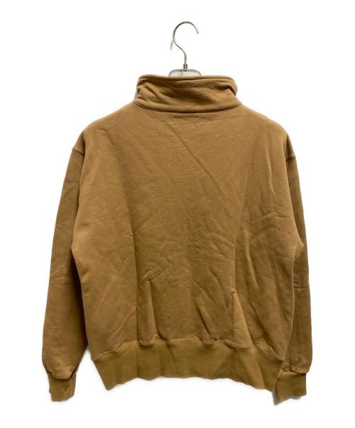 MEYAME（メヤメ）MEYAME (メヤメ) LONG ZIP SWEAT SHIRT ブラウン サイズ:FREEの古着・服飾アイテム