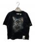 MIHARA YASUHIRO（ミハラヤスヒロ）の古着「Cat Printed T-shirt キャットプリントTシャツ K15TS771」｜ブラック