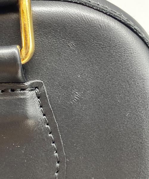 holiday（ホリデー）holiday (ホリデー) LEATHER FLAP BIG BAG ブラックの古着・服飾アイテム