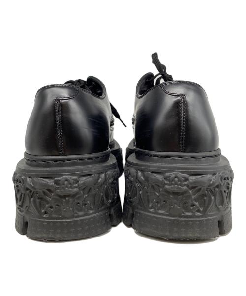 LOUIS VUITTON（ルイ ヴィトン）LOUIS VUITTON (ルイ ヴィトン) スタッズバロックラインダービー シューズ ブラック サイズ:6の古着・服飾アイテム