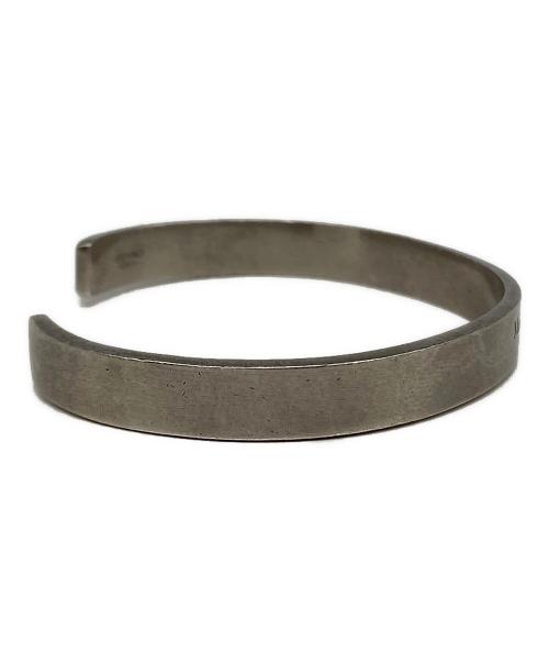 Maison Margiela（メゾンマルジェラ）Maison Margiela (メゾンマルジェラ) バングル シルバーの古着・服飾アイテム