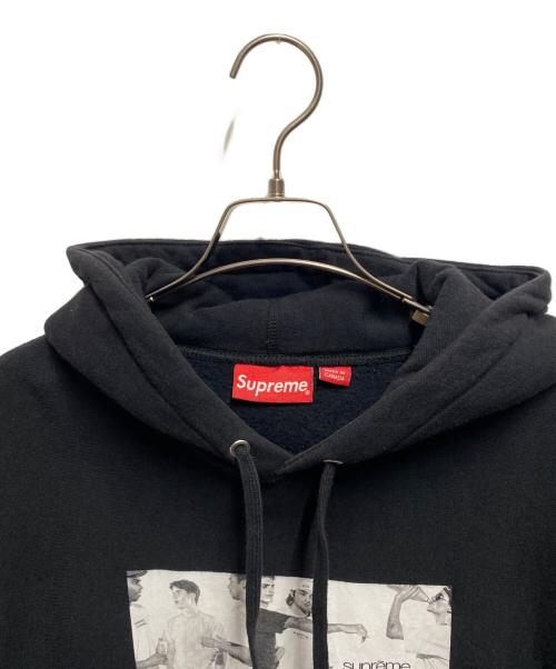 SUPREME（シュプリーム）SUPREME (シュプリーム) Classic Ad Hooded Sweatshirt ブラック サイズ:Mの古着・服飾アイテム