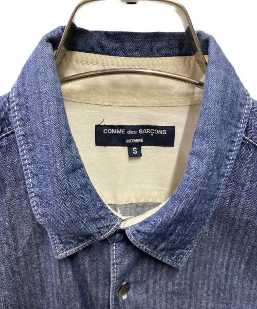 COMME des GARCONS HOMME（コムデギャルソン オム）COMME des GARCONS HOMME (コムデギャルソン オム) シャツ インディゴ サイズ:Sの古着・服飾アイテム