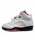 NIKE (ナイキ) Nike Air Jordan 5 Retro 'Fire Red' ホワイト サイズ:28㎝：14000円