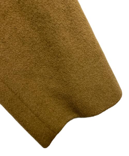 BURBERRY（バーバリー）BURBERRY (バーバリー) アンゴラウールベルベットコート ブラウン サイズ:38の古着・服飾アイテム