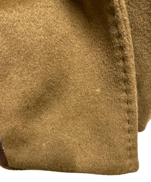 BURBERRY（バーバリー）BURBERRY (バーバリー) アンゴラウールベルベットコート ブラウン サイズ:38の古着・服飾アイテム