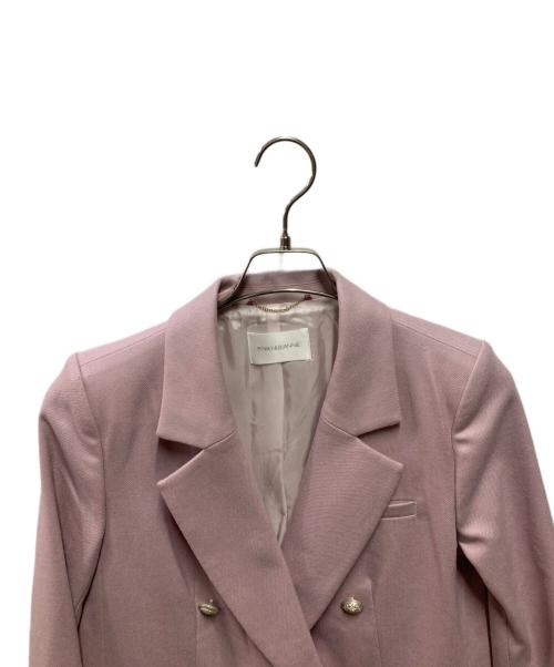 Pinky & Dianne（ピンキーアンドダイアン）Pinky & Dianne (ピンキーアンドダイアン) ダブルブレストジャケット ピンク サイズ:Ｍの古着・服飾アイテム